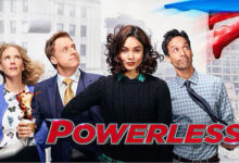 Christina Kirk Alan Tudyk Vanessa Hudgens Danny Pudi Powerless Poster