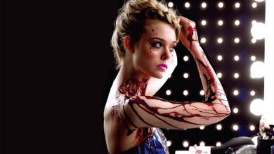 Elle Fanning Blood Makeup The Neon Demon