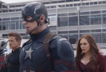 Paul Rudd Jeremy Renner Chris Evans Elizabeth Olsen Captain America Civil War