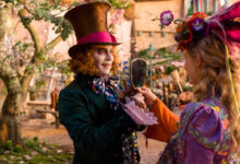Johnny Depp Mia Wasikowska Alice Through the Looking Glass