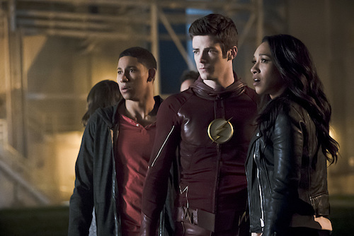 Keiynan Lonsdale Grant Gustin Candice Patton The Race of His Life The Flash