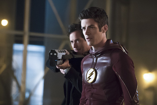 Tom Cavanagh Grant Gustin The Race of His Life The Flash