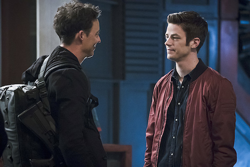 Tom Cavanagh Grant Gustin The Race of His Life The Flash