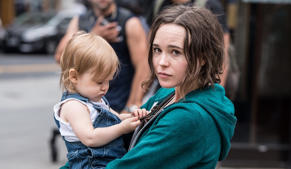 Ellen Page Holding Baby Tallulah