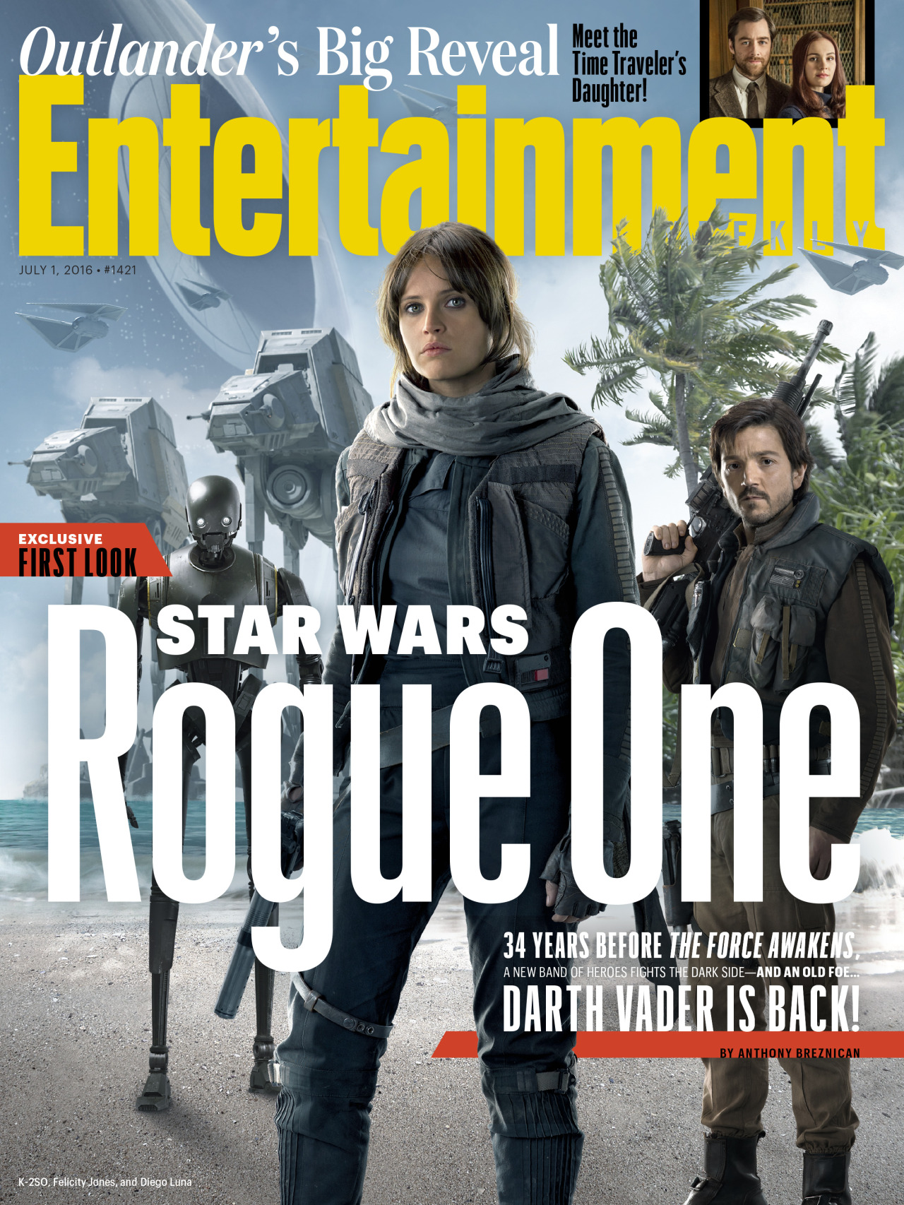 Entertainment Weekly Rogue One: A Star Wars Story July 1, 2016 Cover