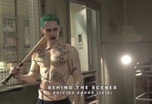 Jared Leto baseball Bat Shirtless Suicide Squad