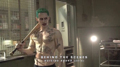 Jared Leto baseball Bat Shirtless Suicide Squad
