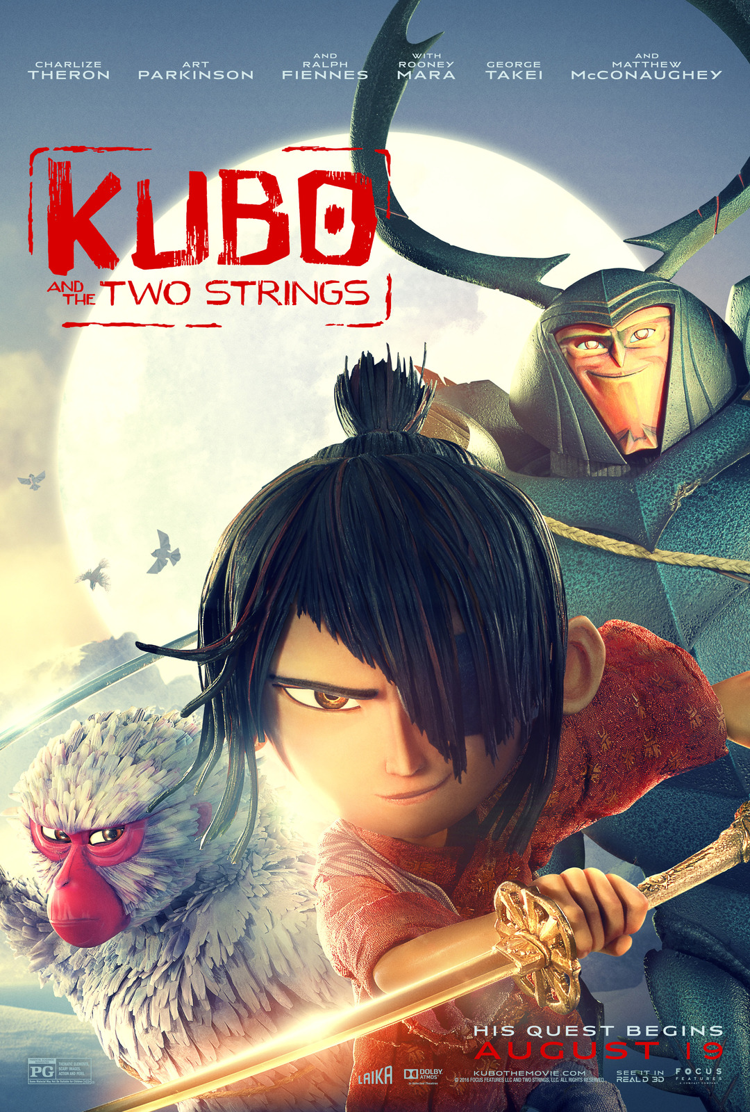 Kubo and the Two Strings Movie Poser