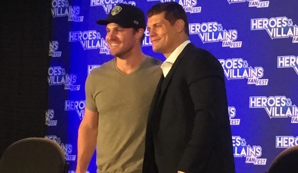 Stephen Amell Cody Rhodes Heroes and Villains Fan Fest