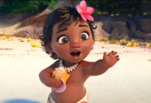 Young Moana Waving Moana
