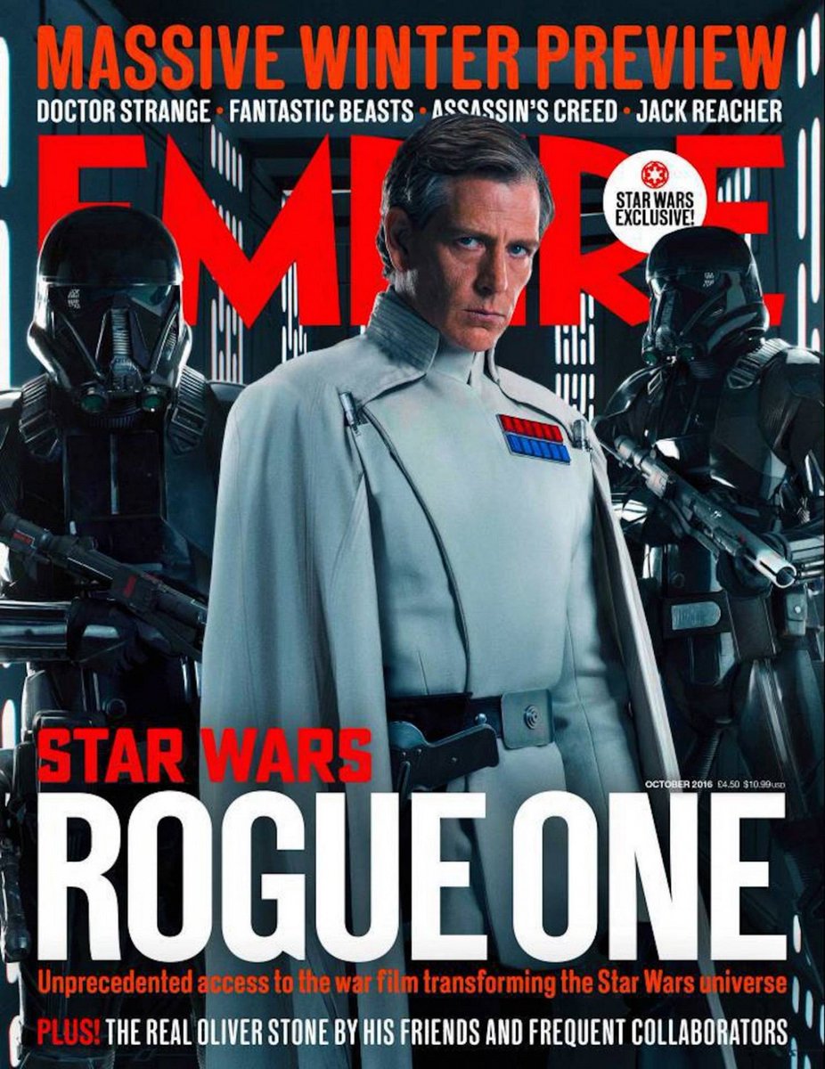 Ben Mendelsohn Rogue One: A Star Wars Empire Magazine Cover October 2016