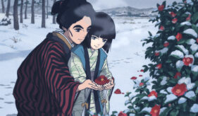 Mother Daughter Flowers Winter Miss Hokusai