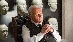 Anthony Hopkins Chair Heads Wall Westworld