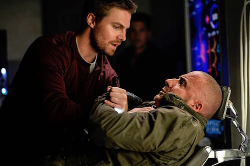 Stephen Amell Dominic Purcell Out of Time Legends of Tomorrow