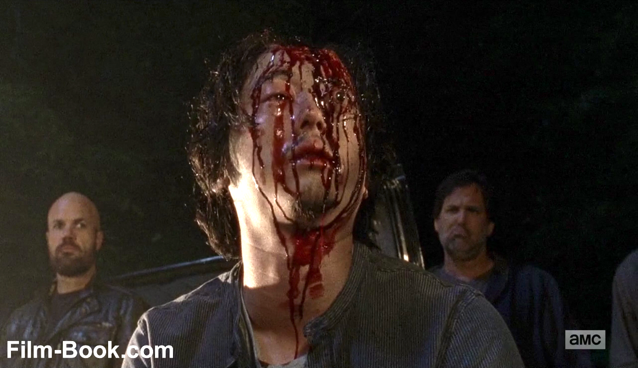 Steven Yuen Blood Disfigured The Walking Dead The Day Will Come When You Won't Be