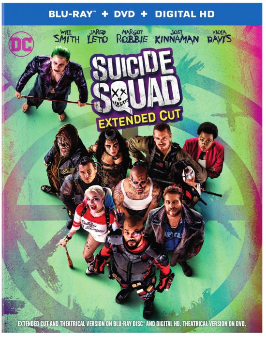 Suicide Squad Extended Cut Blu-ray Cover