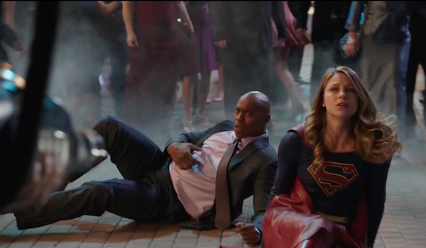 Mehcad Brooks Melissa Benoist Crossfire Supergirl Trailer
