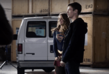 Melissa Benoist Grant Gustin Humans v Aliens Promo