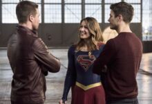 Stephen Amell Melissa Benoist Grant Gustin Invasion The Flash
