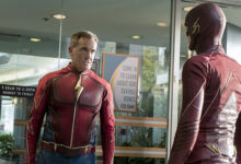 John Wesley Shipp Grant Gustin The Present The Flash