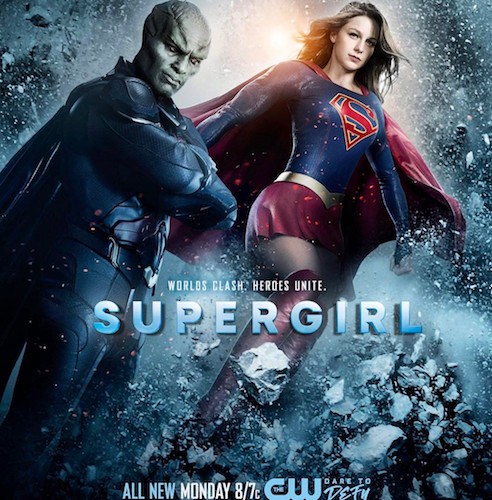 David Harewood Melissa Benoist Supergirl Poster