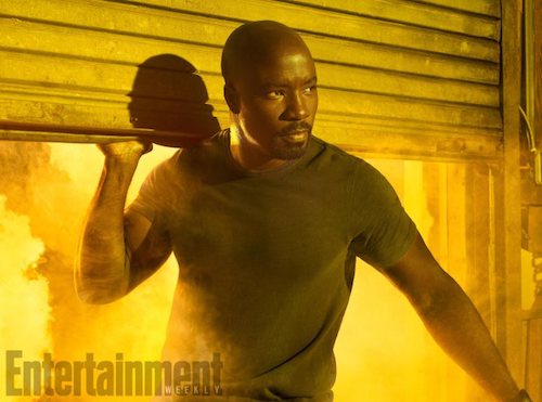 Mike Colter The Defenders EW Shoot