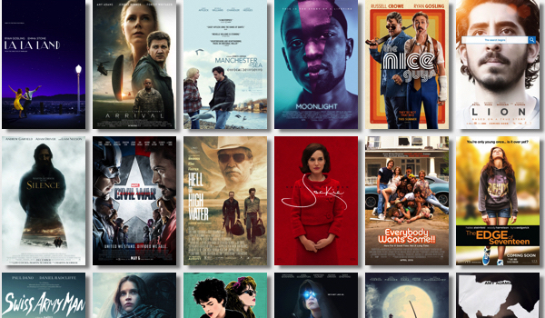 2016 Movie Posters