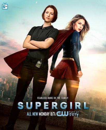 Chyler Leigh Melissa Benoist Supergirl Poster
