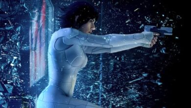 Scarlett Johansson Ghost in the Shell IMAX Poster