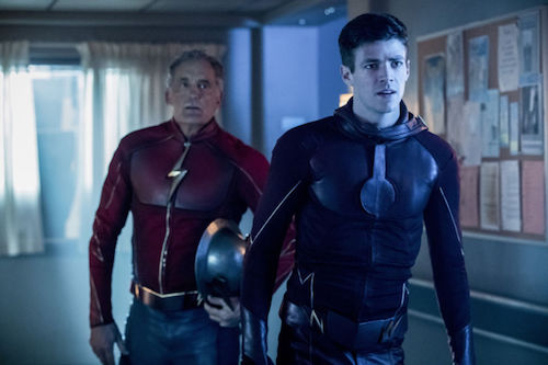John Wesley Shipp Grant Gustin Into the Speed Force The Flash
