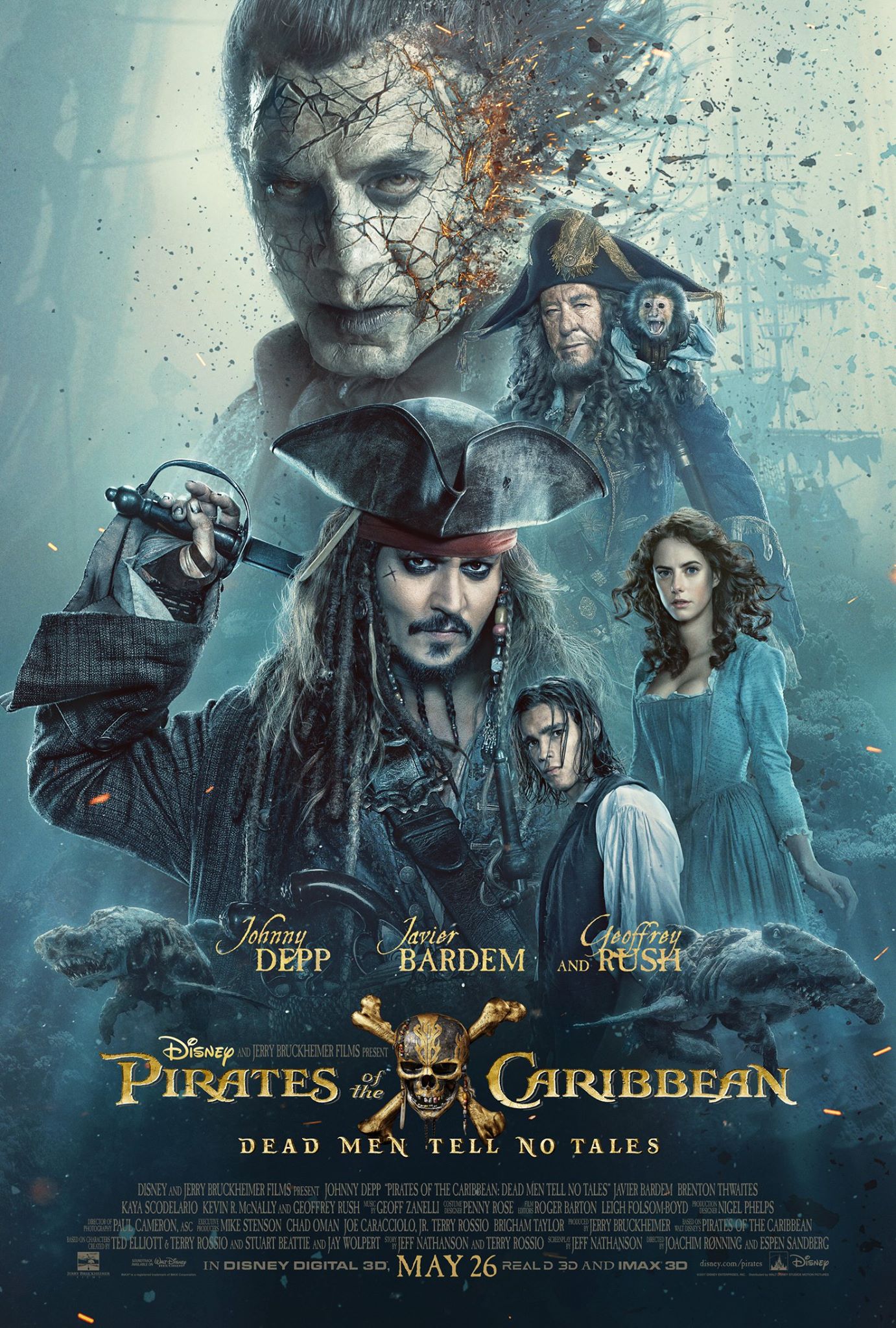 Pirates of the Caribbean: Dead Men Tell No Tales Movie Poster 2