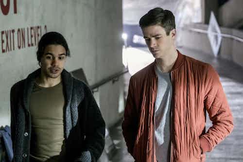 Carlos Valdés Grant Gustin The Once and Future Flash The Flash