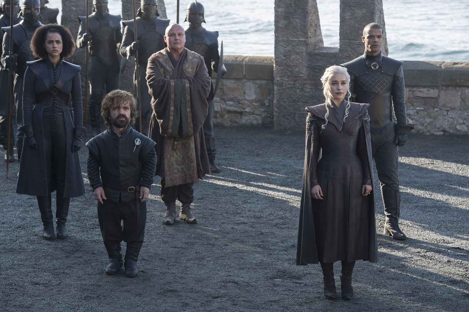 Nathalie Emmanuel Jacob Anderson Conleth Hill Peter Dinklage Emilia Clarke Games of Thrones: Season 7