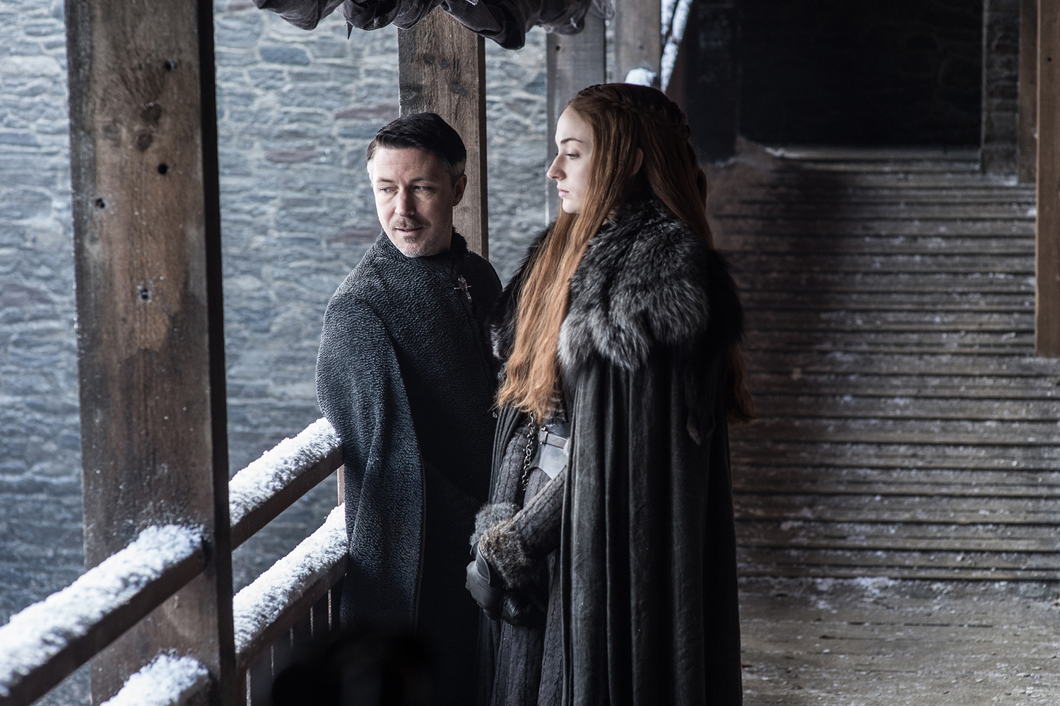 Sophie Tuner Aidan Gillan Games of Thrones: Season 7
