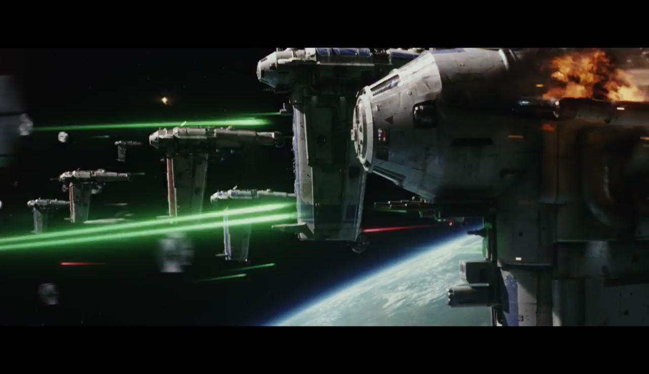 Space Battle Star Wars: The Last Jedi