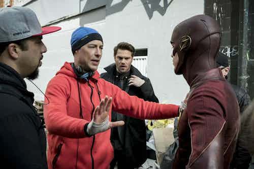 Tom Cavanagh Grant Gustin The Once and Future Flash The Flash