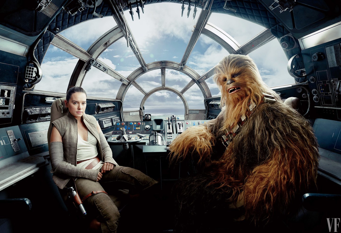 Daisy Ridley Peter Mayhew Star Wars: The Last Jedi Vanity Fair