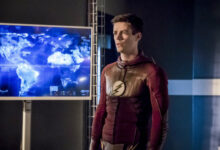 Grant Gustin Finish Line The Flash