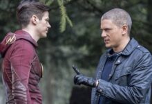 Grant Gustin Wentworth Miller Infantino Street The Flash