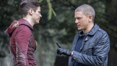 Grant Gustin Wentworth Miller Infantino Street The Flash
