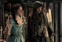Johnny Depp Kaya Scodelario Pirates of the Caribbean: Dead Men Tell No Tales
