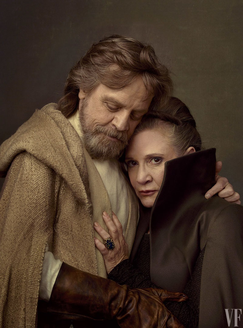 Mark Hamill Carrie Fisher Star Wars: The Last Jedi Vanity Fair