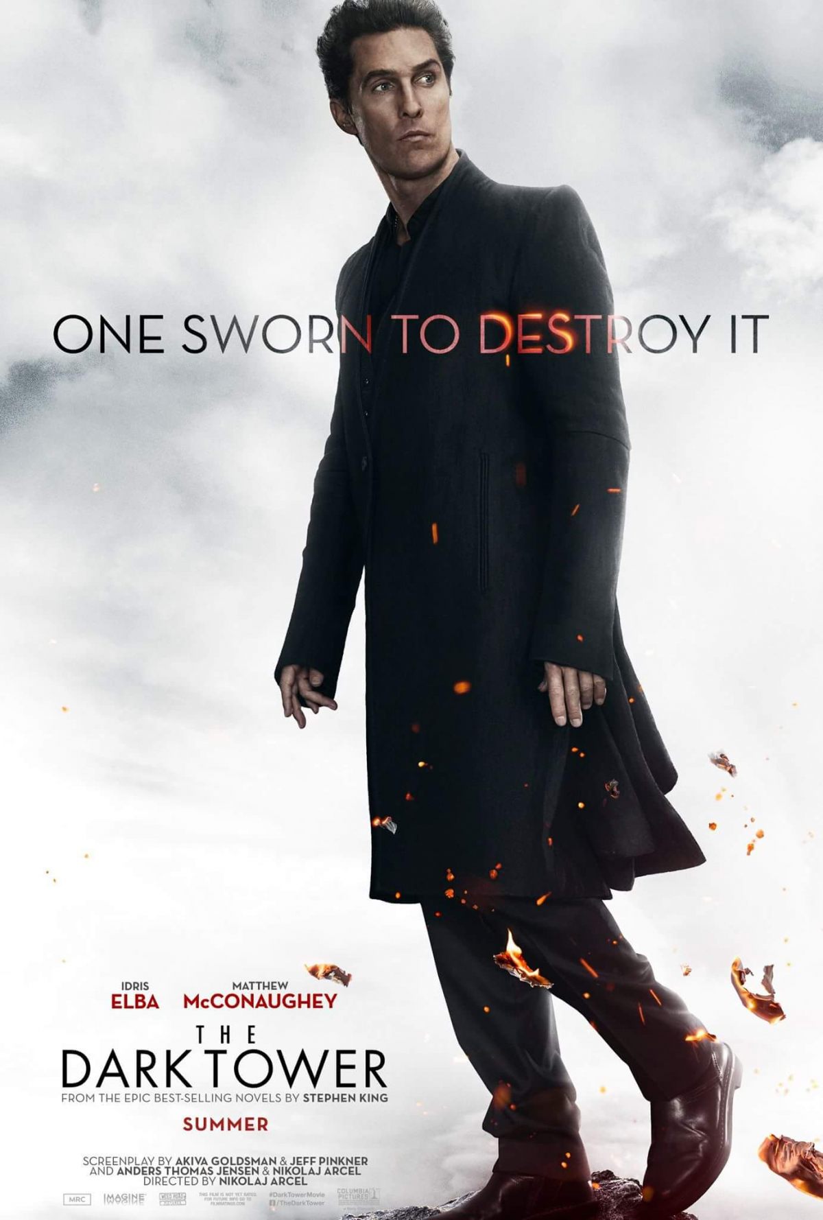 Matthew McConaughey The Dark Tower Movie Poster