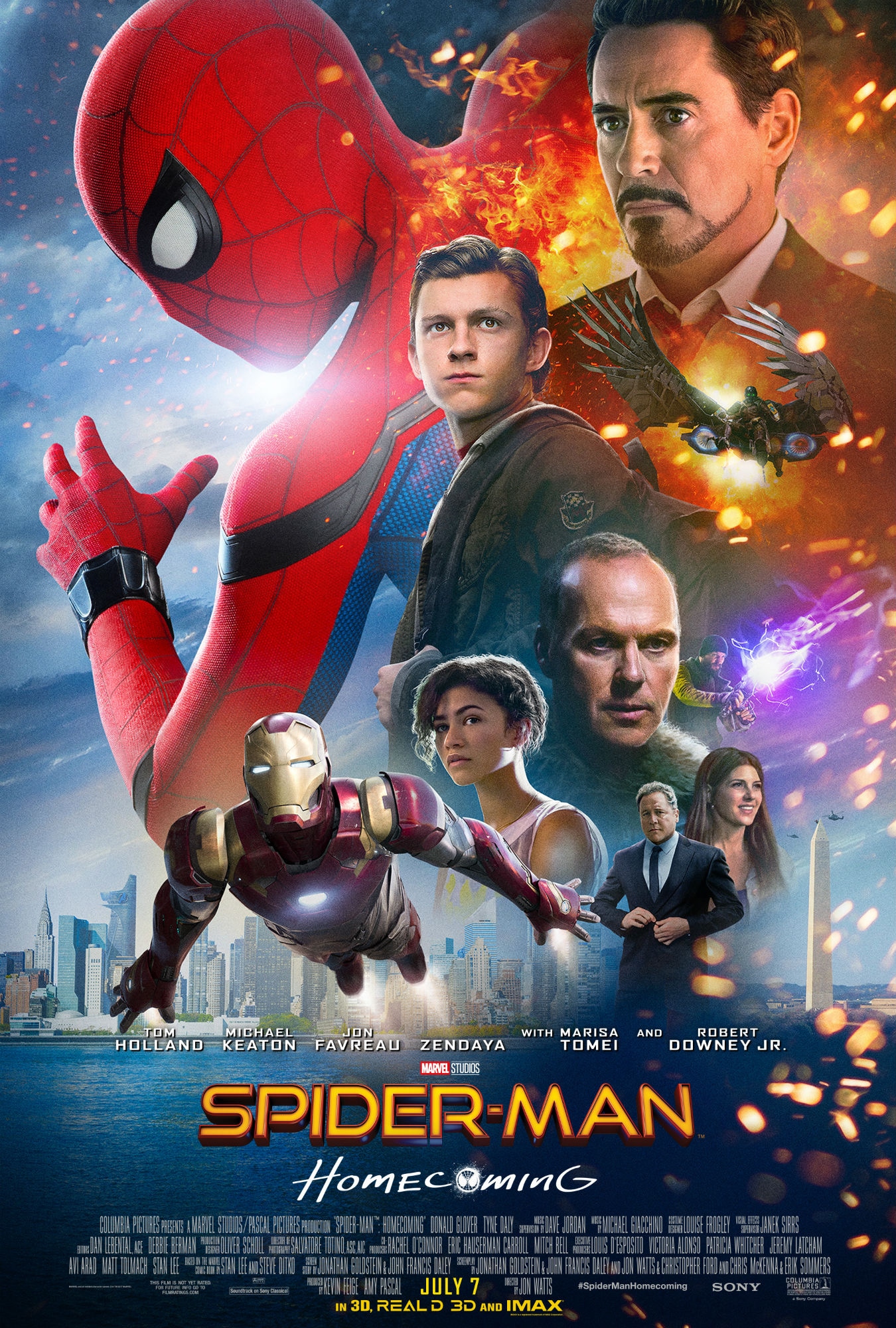 Spider-Man: Homecoming Characters Movie Poster