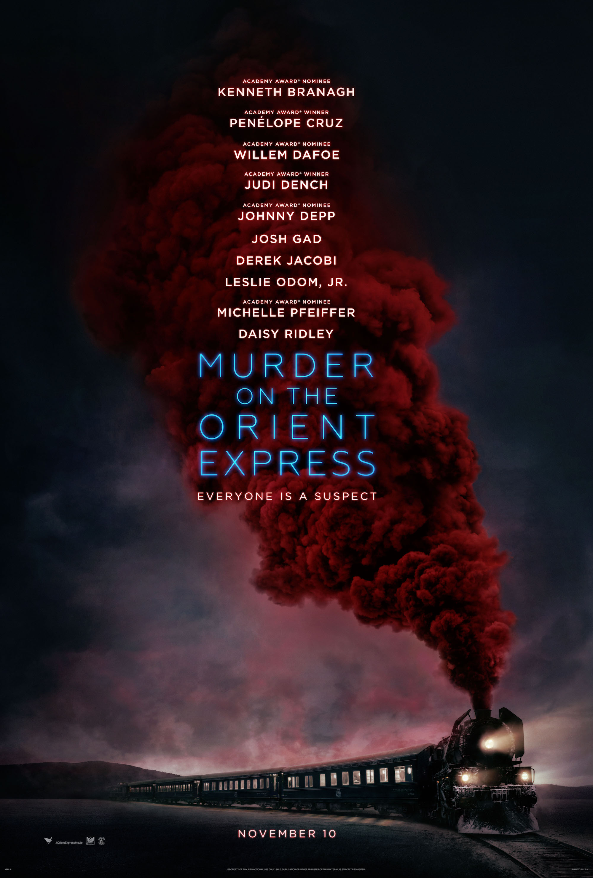 Murder on the Orient Express Entertainment Weekly Movie Poster