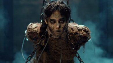 Sofia Boutella Chained Up The Mummy