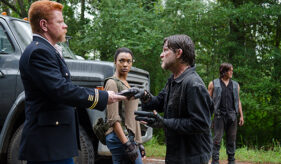 Michael Cudlitz Sonequa Martin Green Norman Reedus The Walking Dead Season 6