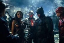 J.K. Simmons Gal Gadot Ben Affleck Ezra Miller Ray Fisher Justice League