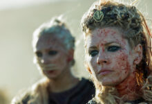Katheryn Winnick Blood Smeared Vikings: Season 5