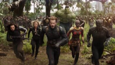 Sebastian Stan Scarlett Johansson Chris Evans Danai Gurira Chadwick Boseman Avengers: Infinity War